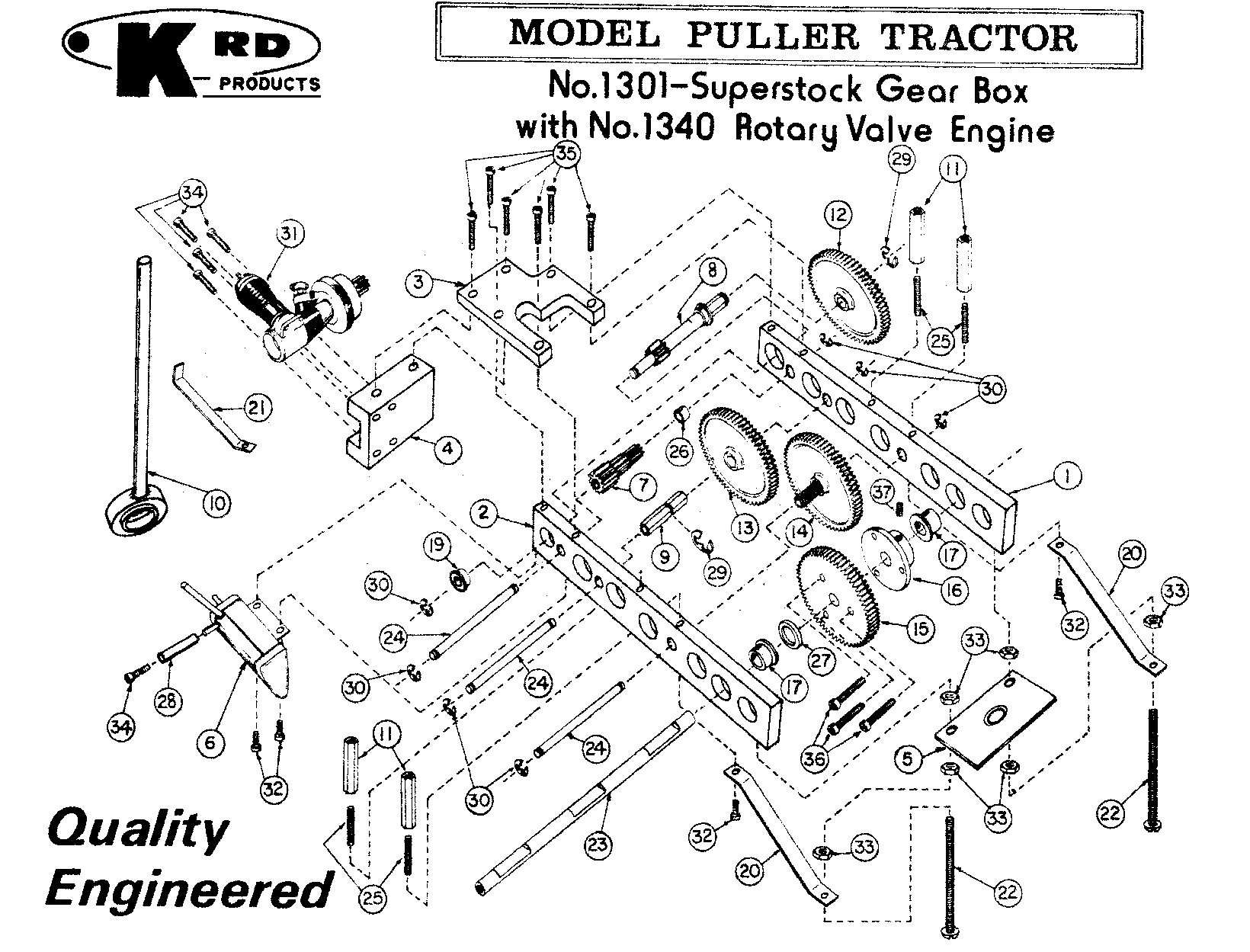 KRD Super Stock Gearbox